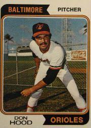 1974 Topps Baseball Cards      436     Don Hood RC